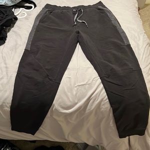 LULULEMON black and grey men’s joggers.